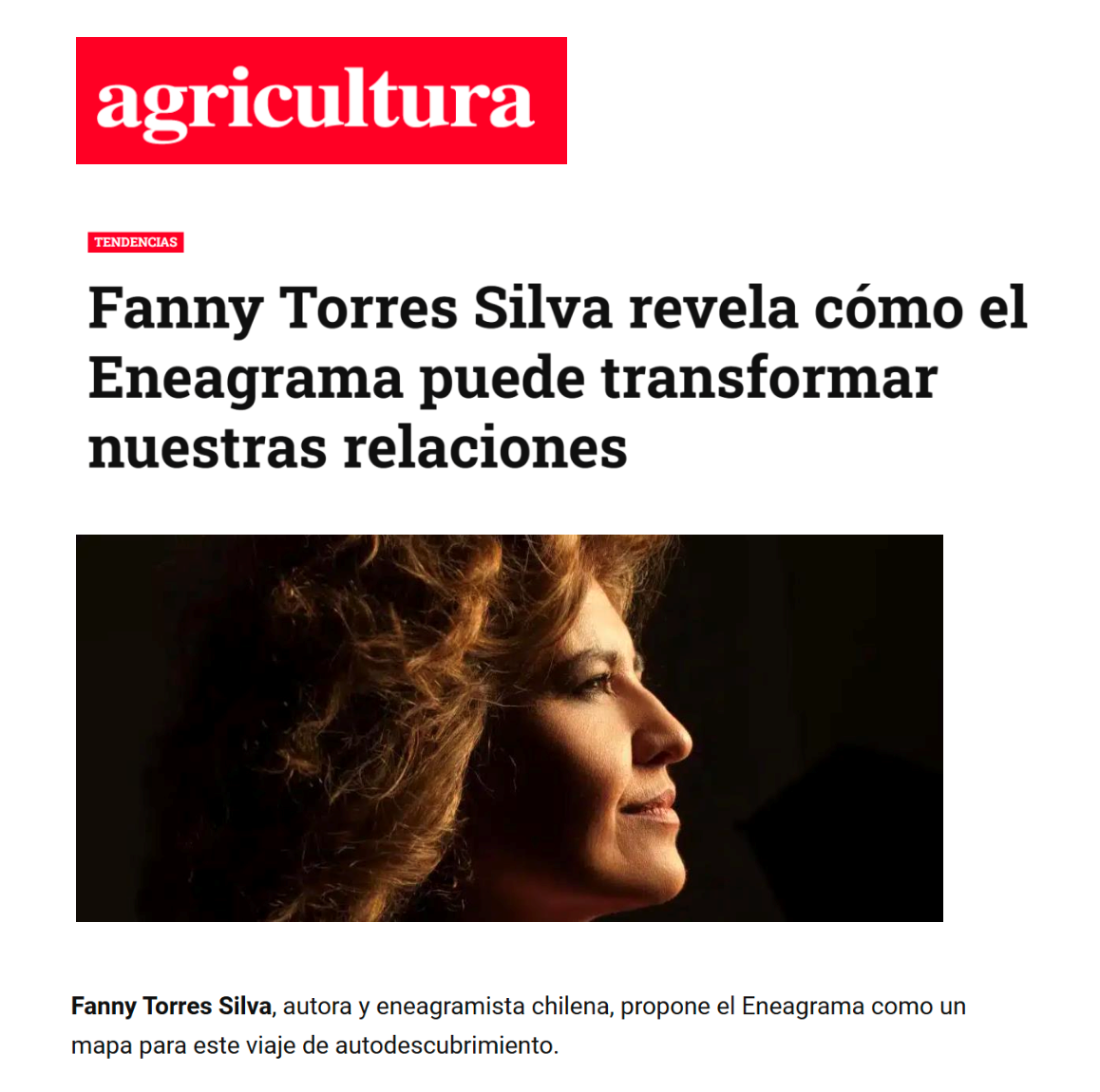 Fanny Torres en entrevista de televisión nacional