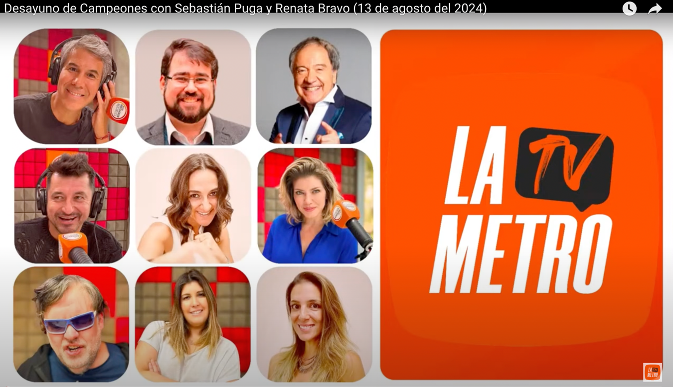 Participación en programa radial